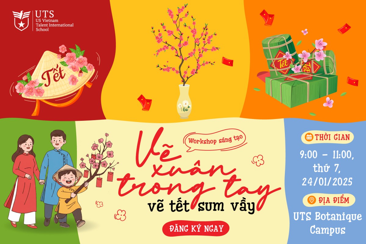 Ngày hội sáng tạo Vẽ xuân trong tay – Vẽ Tết sum vầy
