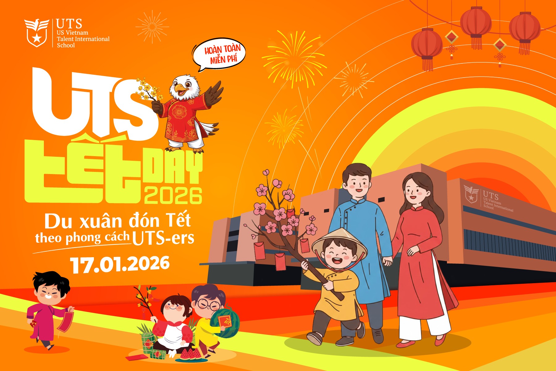 UTS Tết Day 2026: Cùng nhau có một trải nghiệm mùa Tết khác biệt tại UTS