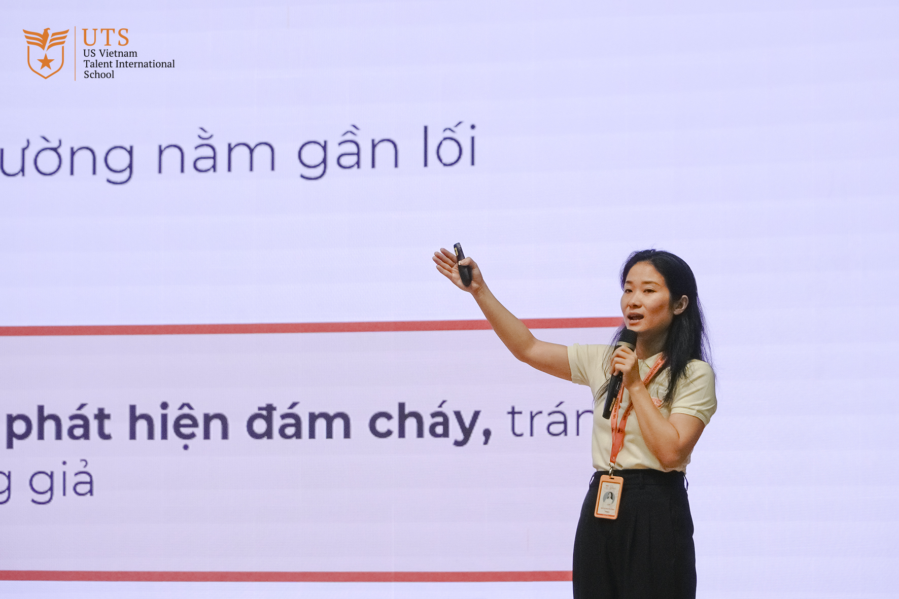 Training on Fire Prevention and Firefighting at UTS: To help students acquire skills to protect themselves