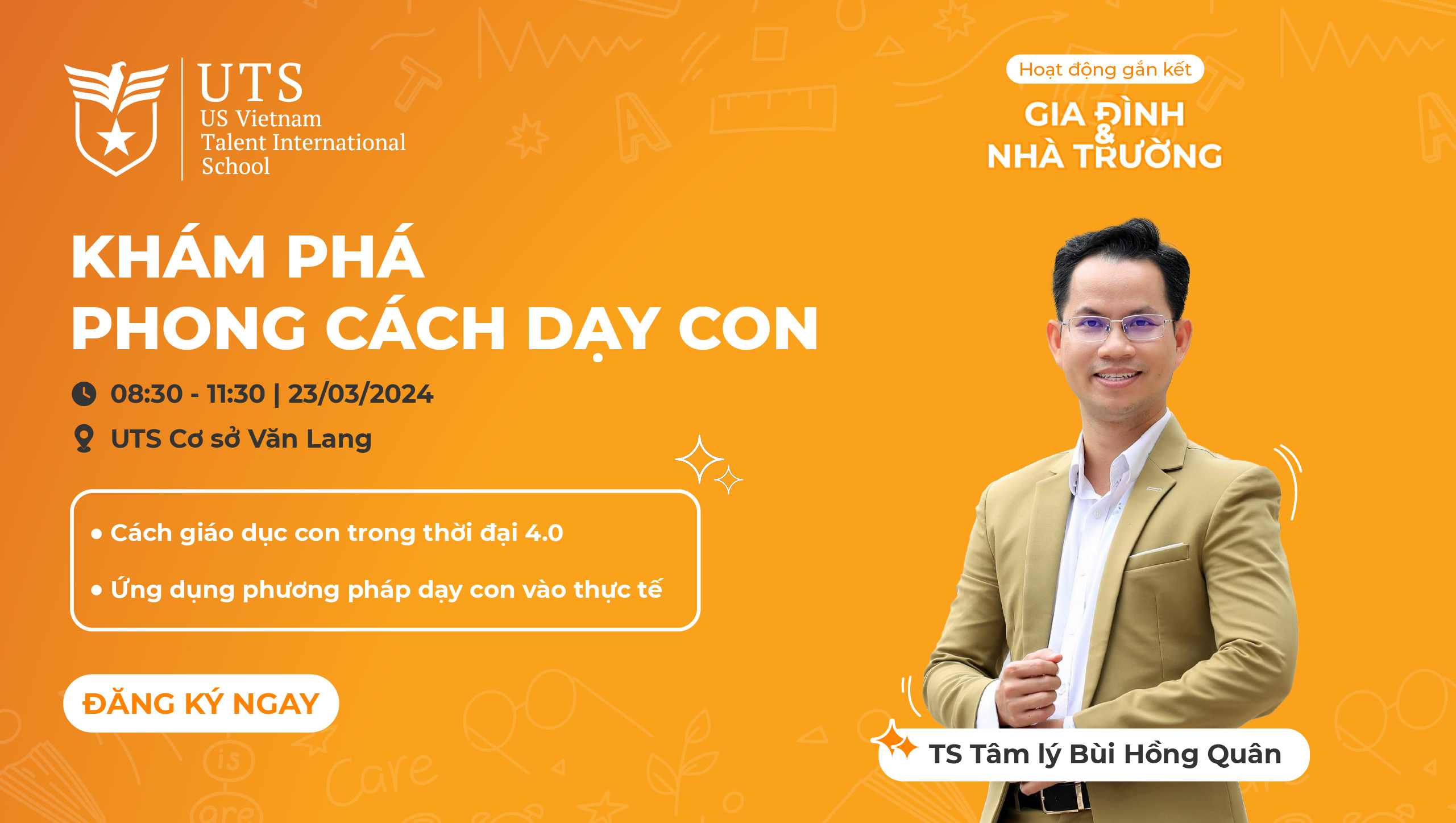 Hoạt Động Gắn Kết Gia Đình Và Nhà Trường: Hội Thảo “Khám Phá Phong Cách Dạy Con”