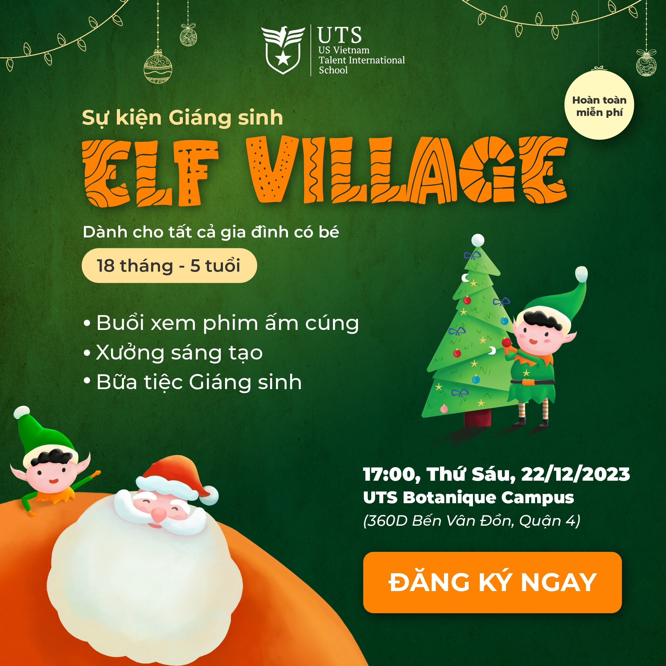 Sự kiện Giáng sinh: ELF VILLAGE