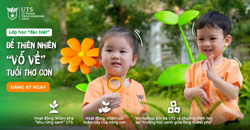 Lớp học “đặc biệt”: Để thiên nhiên “vỗ về” tuổi thơ con