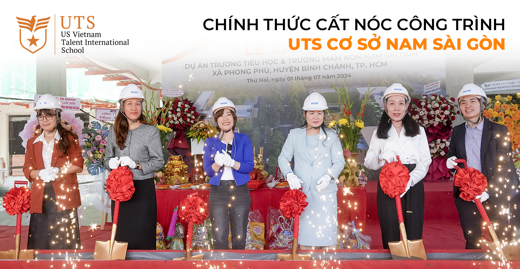 Topping-out ceremony of UTS Saigon South campus – a bilingual International K-12 School