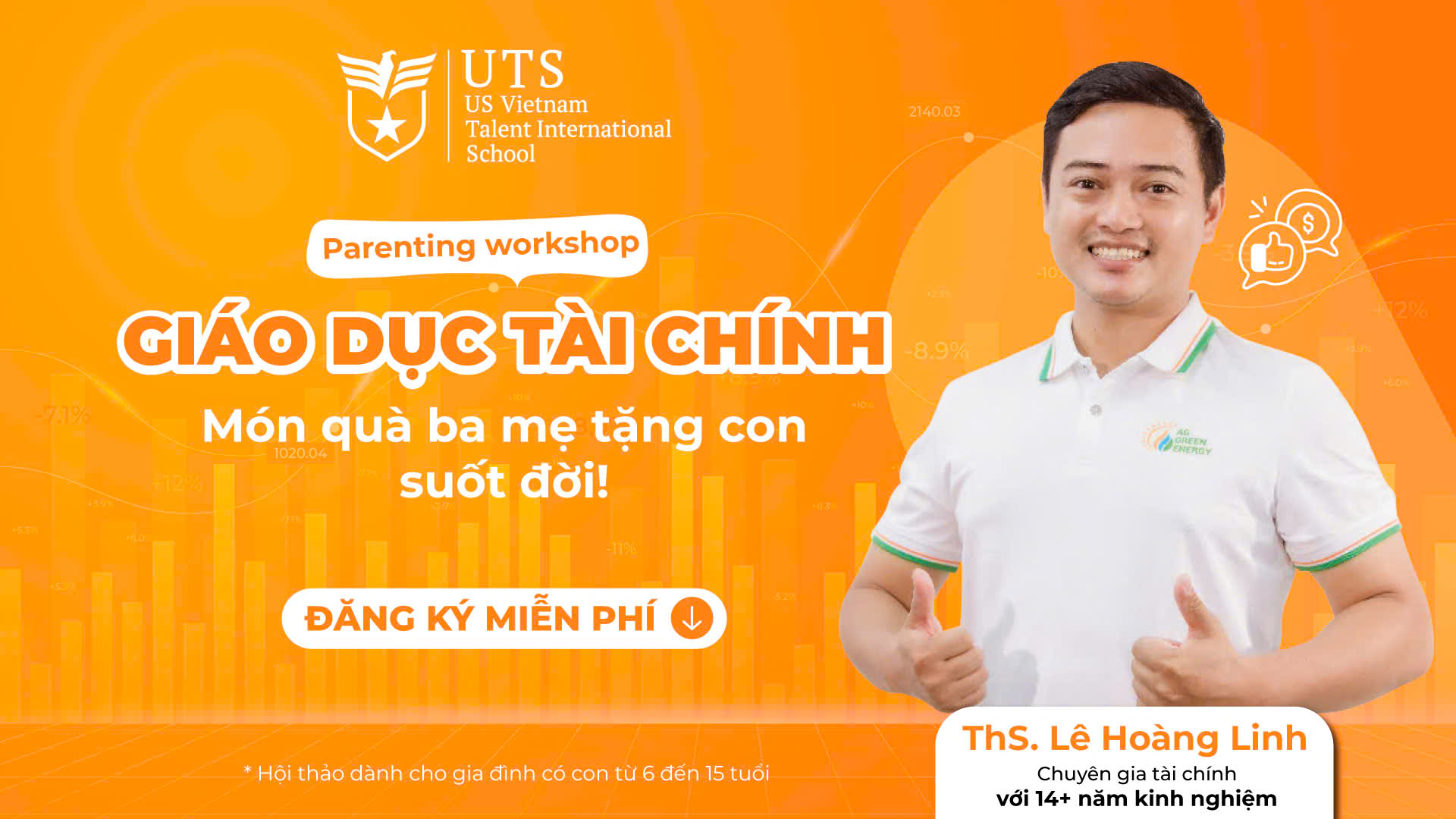 Workshop Giáo Dục Tài Chính Cho Trẻ: Món Quà Ba Mẹ Tặng Con Suốt Đời